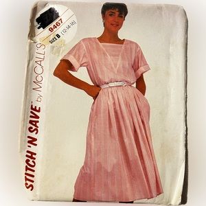 🍄Vintage New McCall’s 9467 Stitch’ Save Uncut Pattern Top Skirt Sew 12 14 16